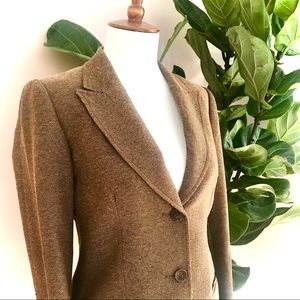 H&M Longline Herringbone Blazer 👠